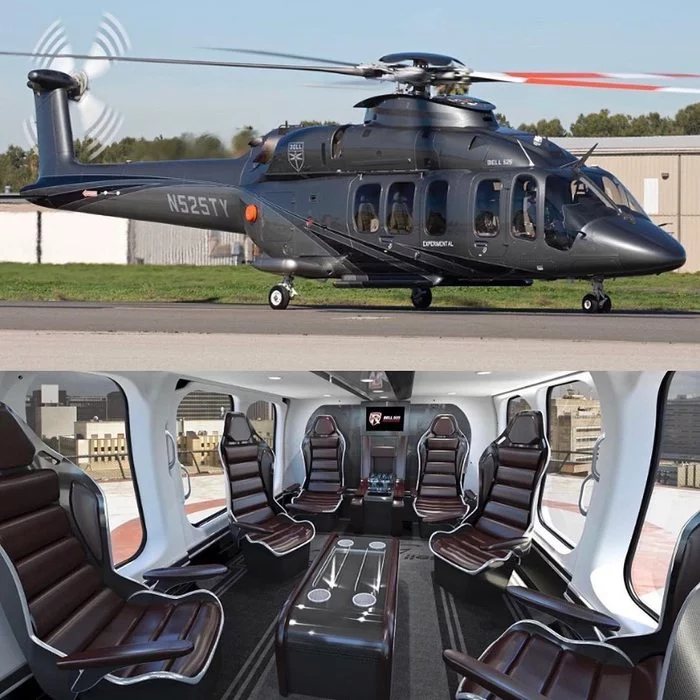 Интерьер Bell 525 Relentless - Вертолет, США, Интерьер, Люкс, Частная авиация