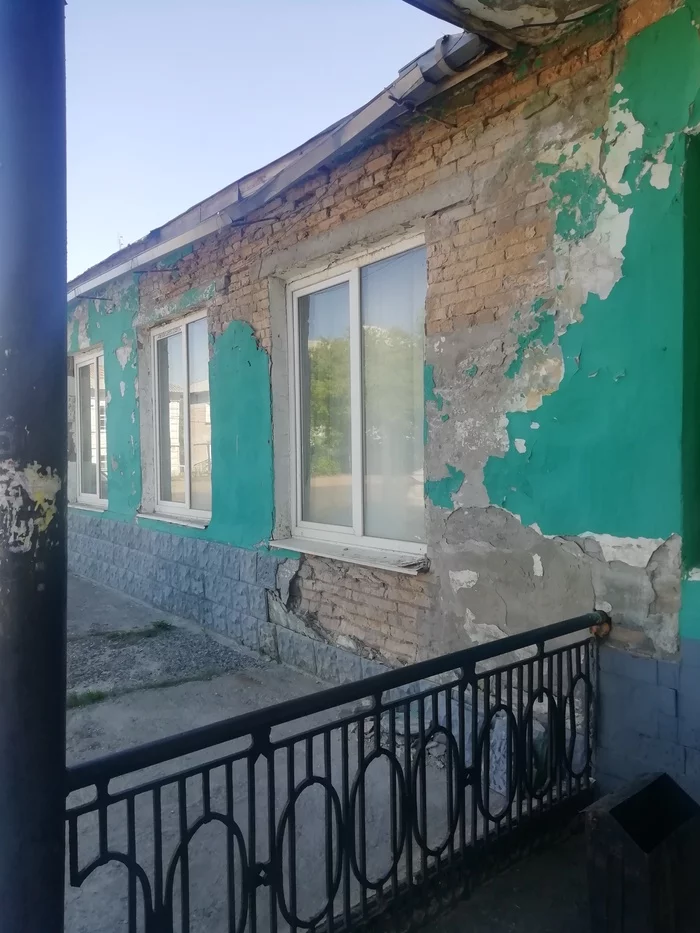 Due to a hurricane in the Urals, the cladding on the building flew off - My, Hurricane, Southern Urals, Ural