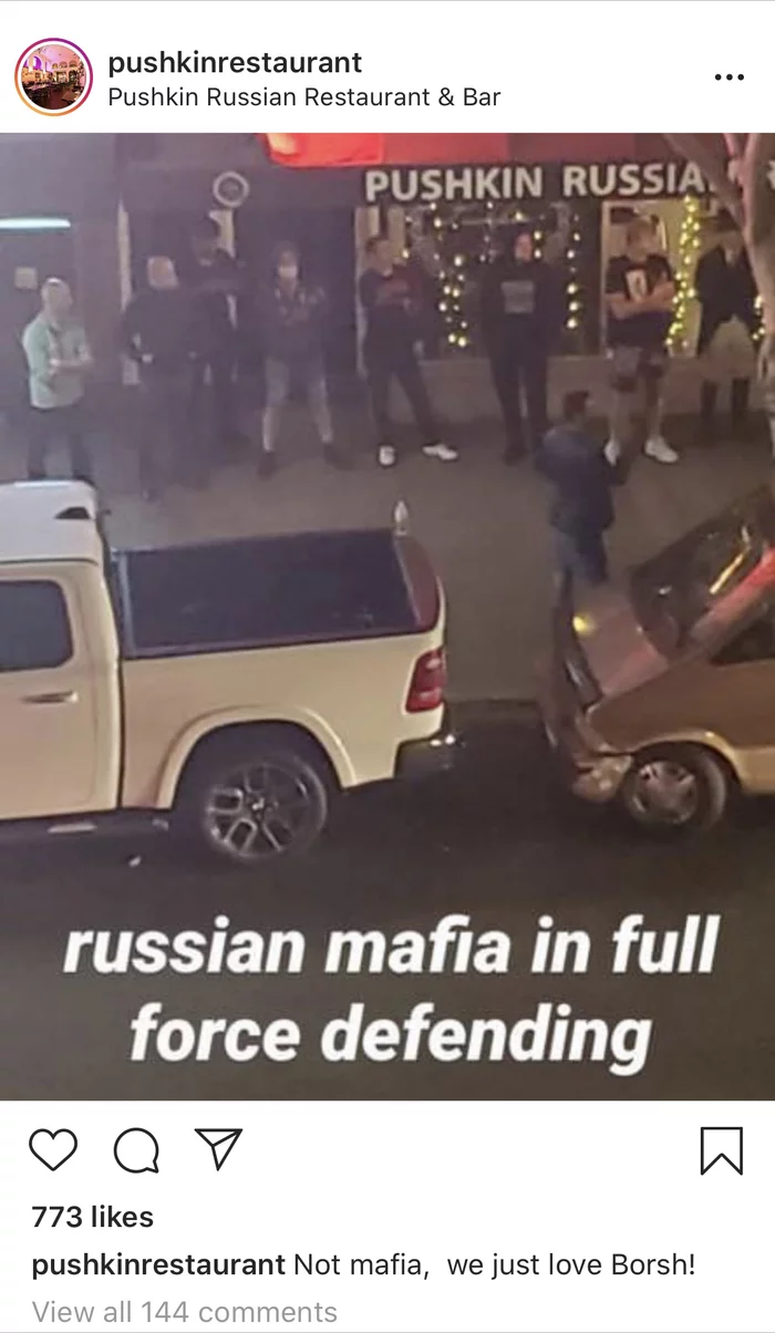 Как выходцы из стран СНГ защищали русский ресторан в Сан-Диего Америка, Протест, Длиннопост, Смерть Джорджа Флойда