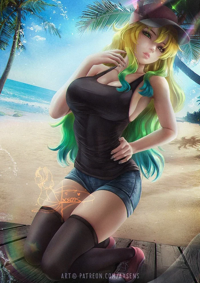 Lucoa - Kobayashi-san chi no maidragon, Lucoa, Anime art, Anime