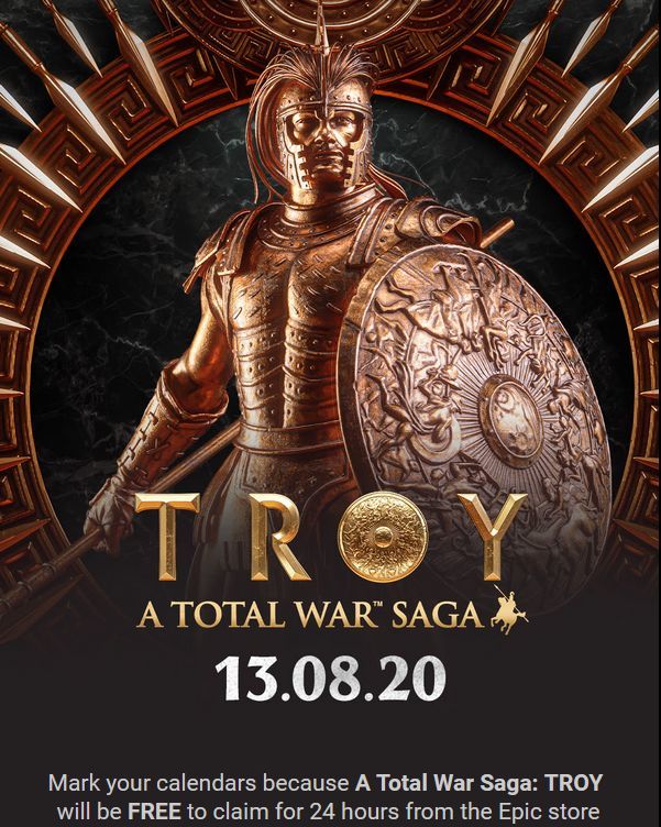 [EGS] A Total War Saga: TROY   24  13.08.20 Epic Games Store, Epic Games, ,  , Total War, 