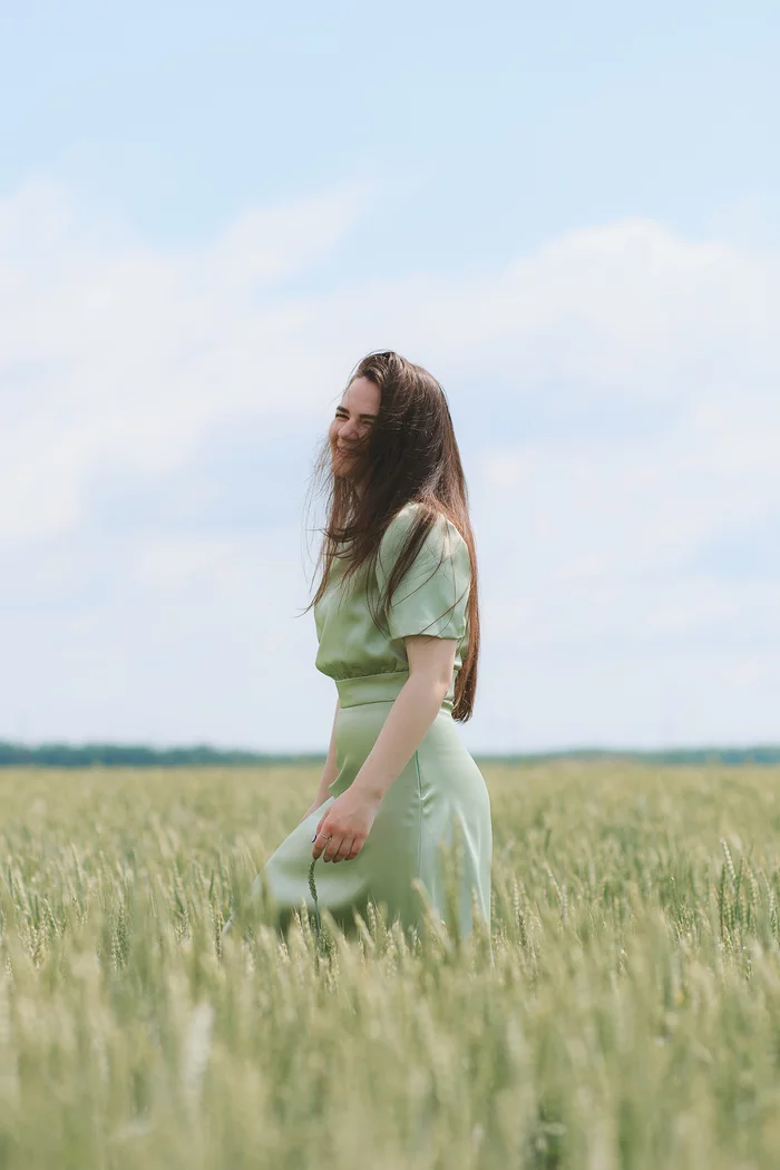 The summer has begun - My, The photo, Portrait, Girls, Field, Summer, Longpost