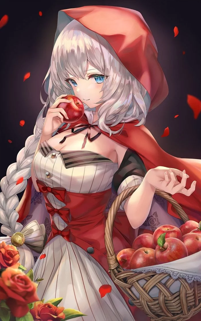 Marie Antoinette (Red Riding Hood) - Anime, Art, Anime art, Fate, Fate grand order, Marie Antoinette, Little Red Riding Hood, Torino akua