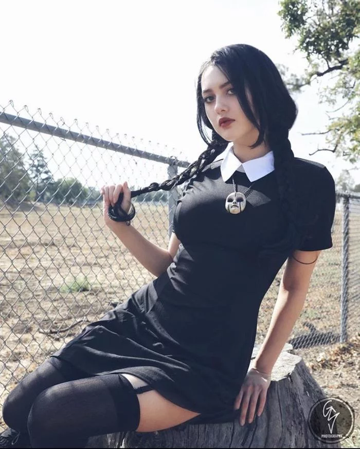 Wednesday Addams - Cosplay - Семейка Аддамс, Косплей, Красивая девушка, Девушки, Уэнздей Аддамс