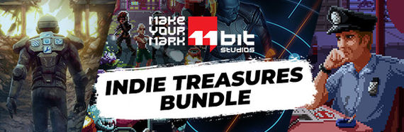 [90% ] 11 bit studios Indie Treasures Bundle Steam, ,  ,  ,   Steam