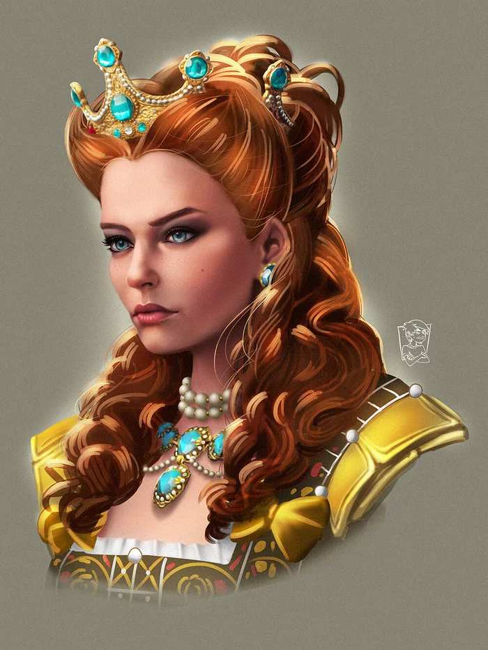 Princess Toussaint - Art, Witcher, The Witcher 3: Blood and Wine, Anna Henrietta, Games