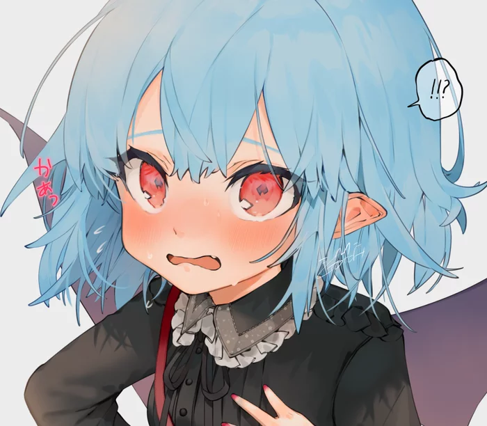 Remi & Flan - Аниме, Anime Art, Touhou, Remilia Scarlet, Flandre Scarlet, Gotoh510, Длиннопост