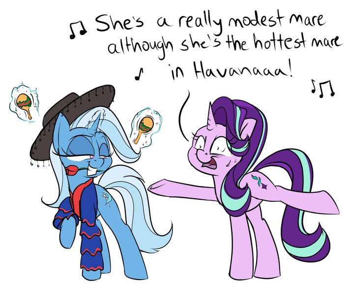 "   " My Little Pony, Ponyart, Starlight Glimmer, Trixie, MLP Crossover,  ()