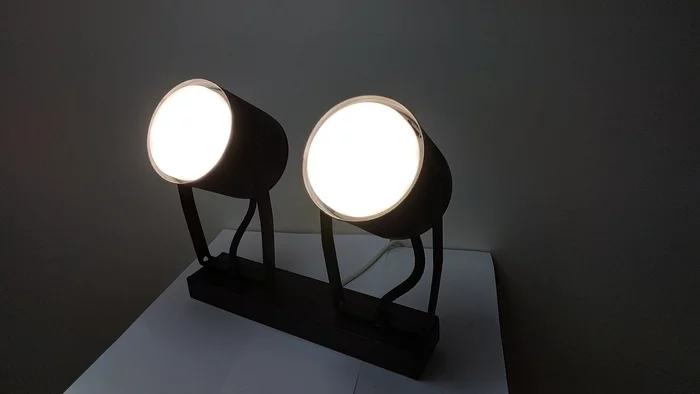 Rotating lamp (spot) made from tin cans! - My, Needlework with process, With your own hands, Do it, Video, Longpost