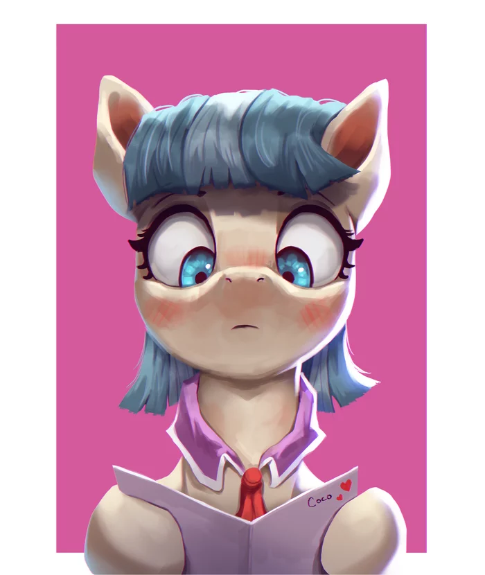 Коко - My Little Pony, PonyArt, Coco Pommel, Vanillaghosties