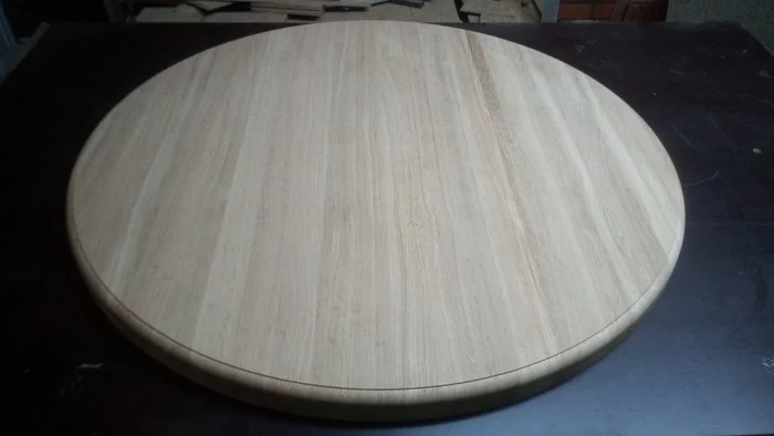 Table top made of oak furniture board - My, Needlework with process, Woodworking, Table top, Furniture panel, Longpost