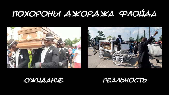 Похороны Джорджа Флойда - Моё, Смерть Джорджа Флойда, Press F to pay respects, Танцующие гробовщики