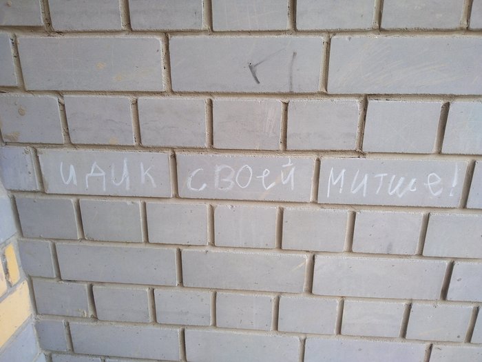 Надпись на стене