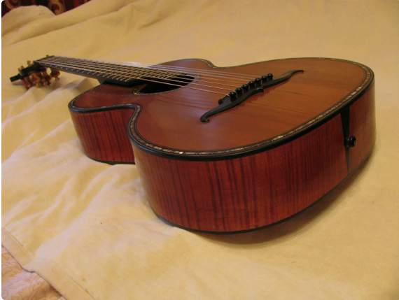 Found an antique guitar in the garage of my long-dead father-in-law - My, Guitar, Youth, Seven-string guitar