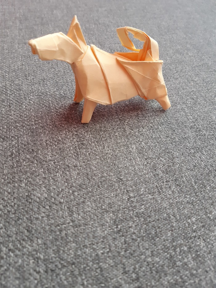 Origami Dog (Hideo Komatsu) timelapse , , , 