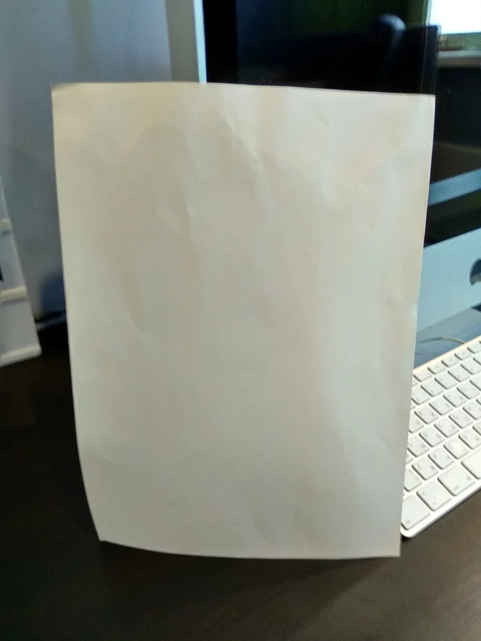 Sheet of paper made from paper - My, Origami, Paper, Longpost