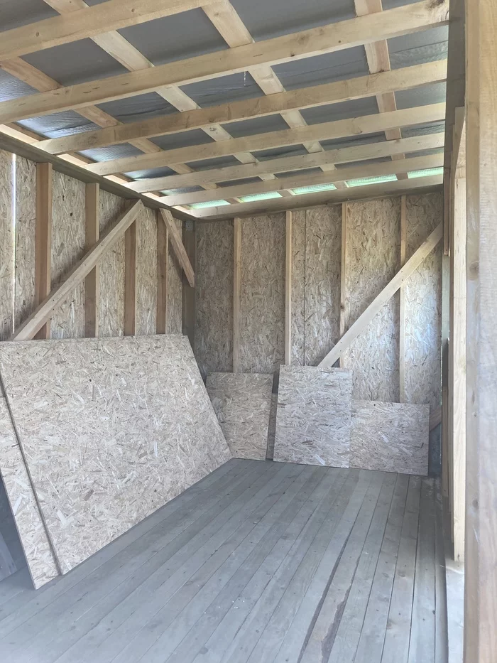 I am building a summer kitchen/shed using frame technology ch2 - My, Building, I'm building myself, Dacha, Peonies, Longpost