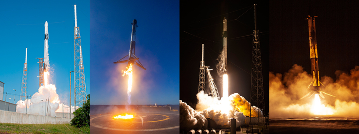     Falcon 9  58  Starlink-8   SkySat 16-18 SpaceX, Falcon 9, Starlink, , , , , , 