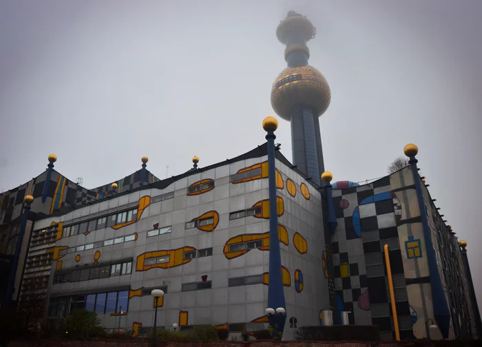 Vienna, Spittelau incinerator - My, Tourism, Architecture, Industry, The photo, Travels, Vein, Hundertwasser