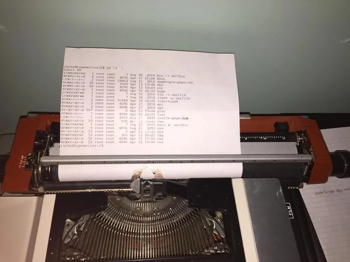 Why do we need monitors, printers and cartridges? There's a better way - a printer, Typewriter