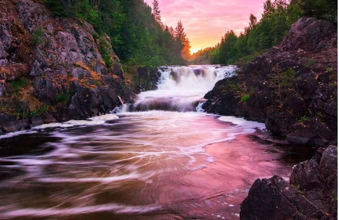 Водопад Кивая, Россия - Природа, Красота, Фотография