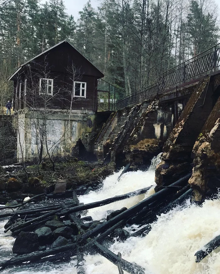 Плотина Петяярви - Плотина, Лес, Путешествия, Санкт-Петербург, Длиннопост