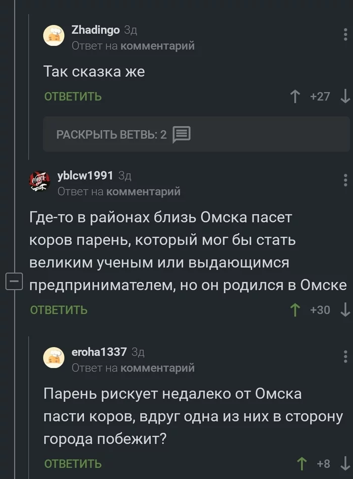 Briefly about the situation in Omsk - Comments, Comments on Peekaboo, Humor, Subtle humor, Omsk, Don't try to leave Omsk, Screenshot