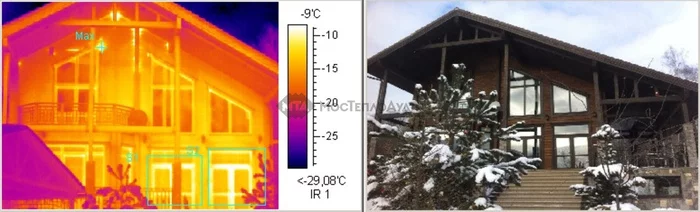 Энергоэффективный дом. Класс энергосбережения - Моё, Строительство, Ремонт, Каркасный дом, Своими руками, Деревянный дом, Энергосбережение, Тепловизор, Тепло, Видео, Длиннопост