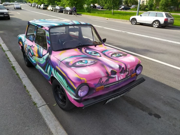 Avant-garde Cossack - Zaporozhets, Auto, Avant-gardism, Painting, Graffiti