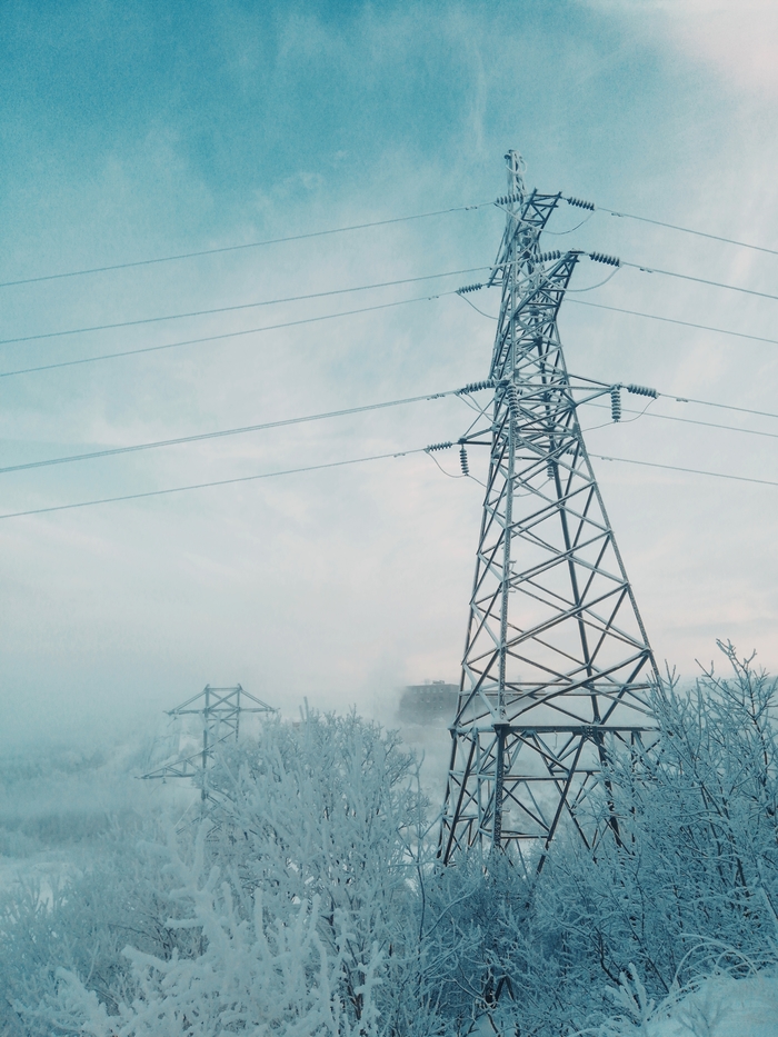 Морозный день | Пикабу