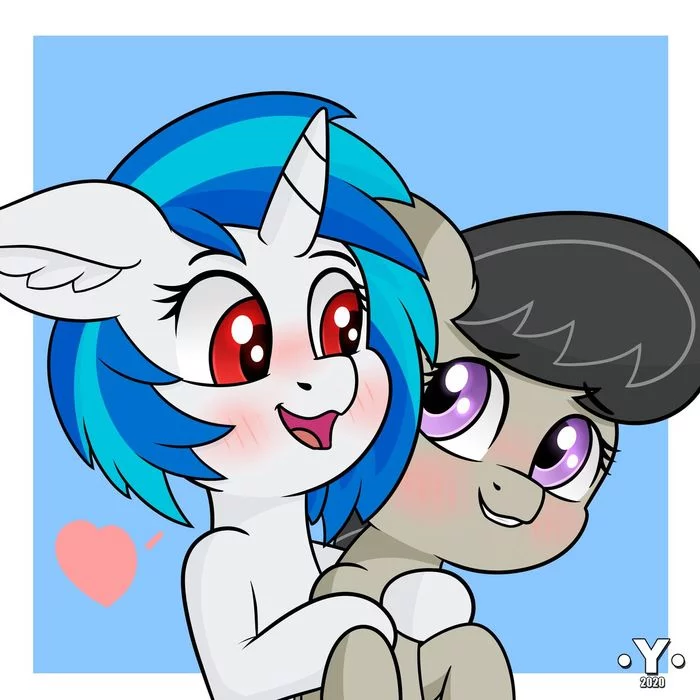 Nya :3 - My little pony, Octavia melody, Vinyl scratch, Shipping