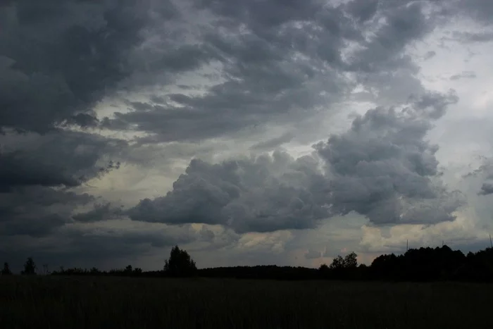 The sky after the rain - My, The photo, Sky, Clouds, beauty, Bryansk region, Summer, Longpost