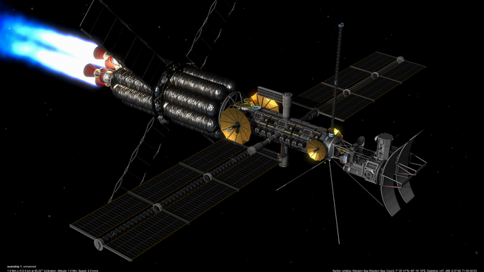 Scanship 1.   . (Kerbal Space Program,   JNSQ.) Kerbal Space Program, , 