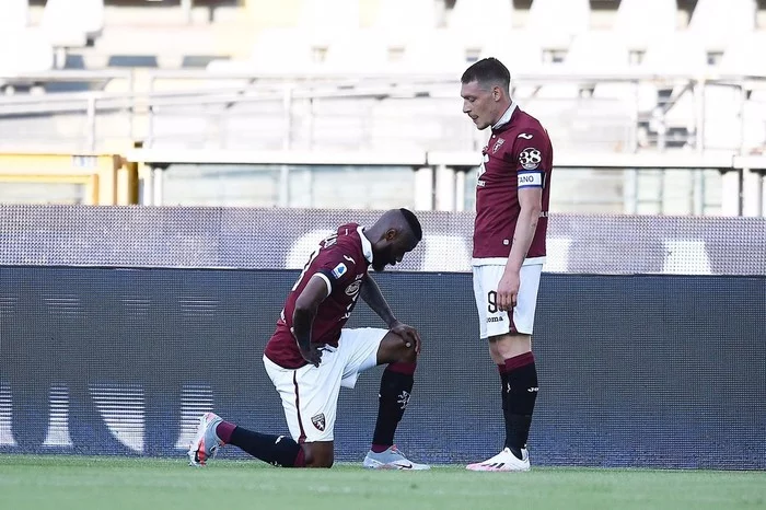 The Italian football club Torino and its captain got into a racist scandal because of this photo. - Black lives matter, Death of George Floyd, Scandal, The photo, Football, Italy, Social networks, Society