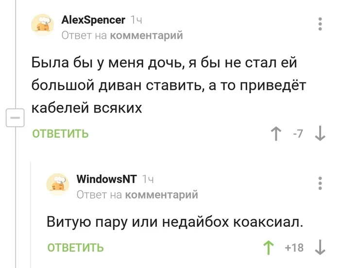 Врагу не пожелаешь - Скриншот, Комментарии на Пикабу, Кабель, Кобель, Ошибка