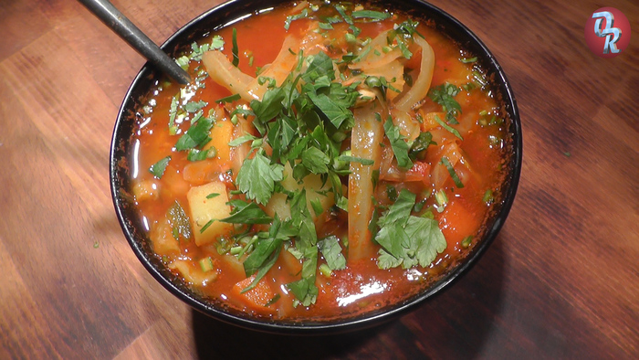 Постный борщ с килькой Еда, Борщ, Рецепт, Вкусно, Суп, Кулинария, Кухня, Рыба, Длиннопост