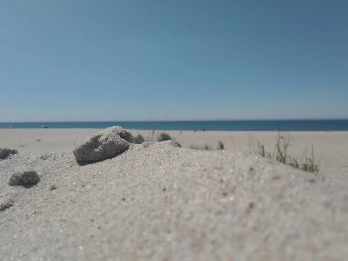 White sands of Yantarny, Kaliningrad region - My, Summer, Sea, Amber, Kaliningrad region, Longpost