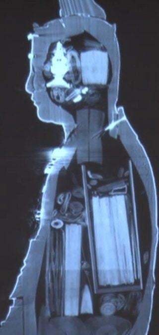 Ancient Buddha statue under x-ray. Fake or not? - X-ray, Sculpture