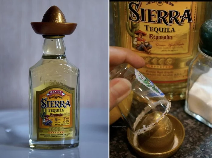 Don't ask anymore why this hat is needed - Tequila, Bottle, Hat, Salt