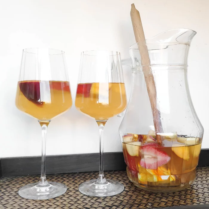 Easy White Sangria Recipe - My, Wine, Cocktail, Recipe, Alcohol