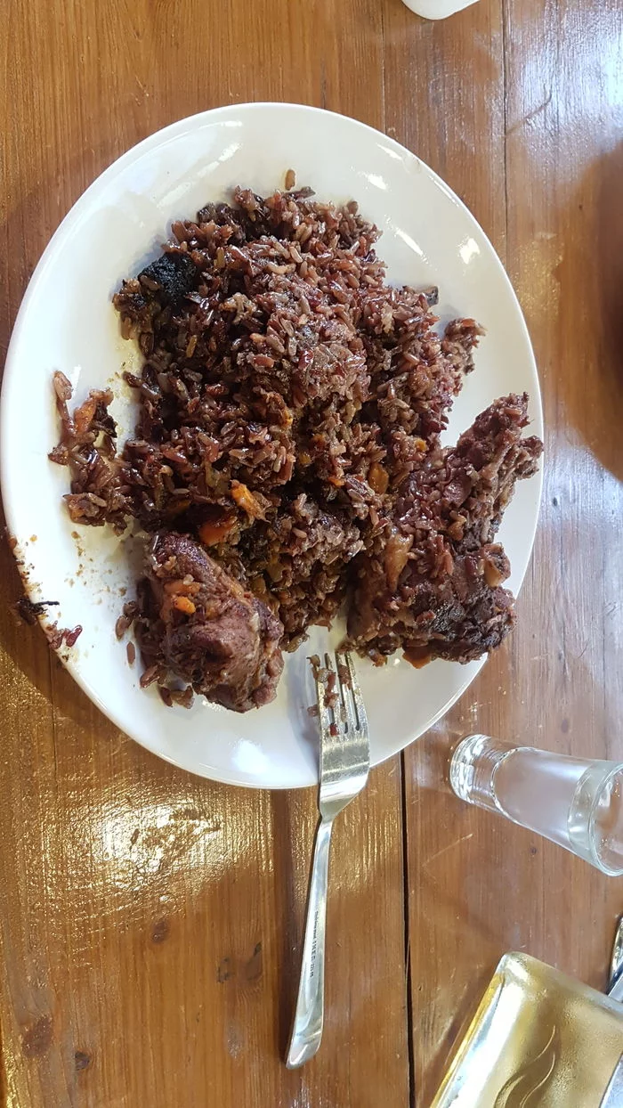 Пловешник из красного риса - Моё, Плов, Баранина, Специи, Длиннопост