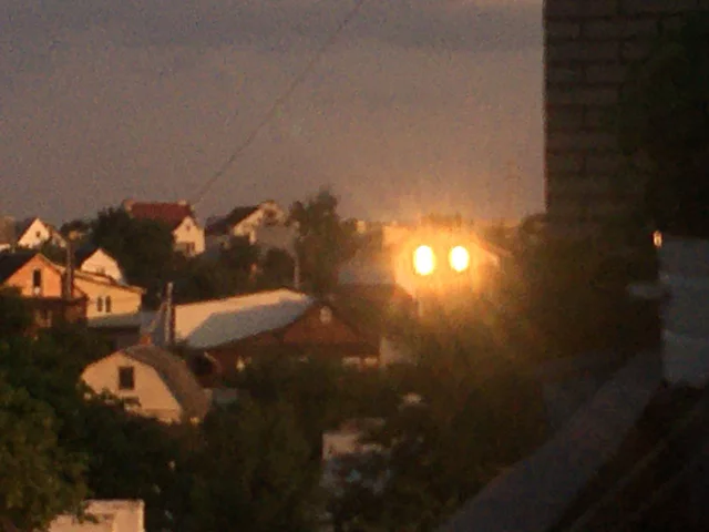 The house on the next street is up to something - My, Kripota, Sunset, House, It seemed