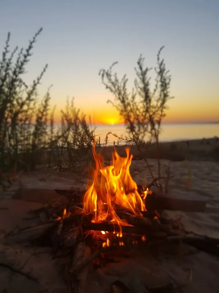 Evening on the shore - Black Sea, Summer, Beach