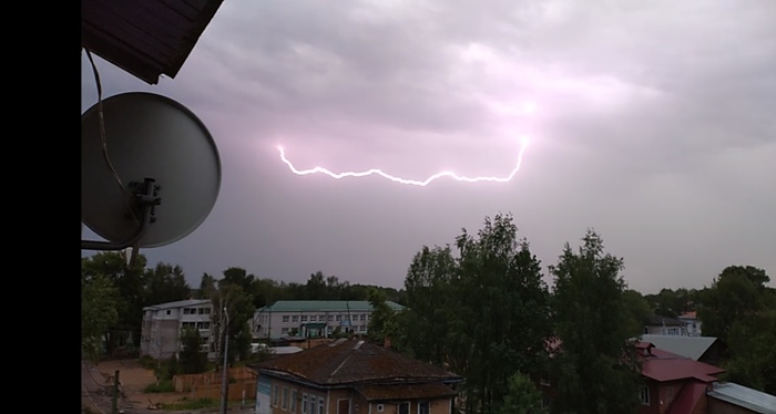 Гроза в Архангельской области