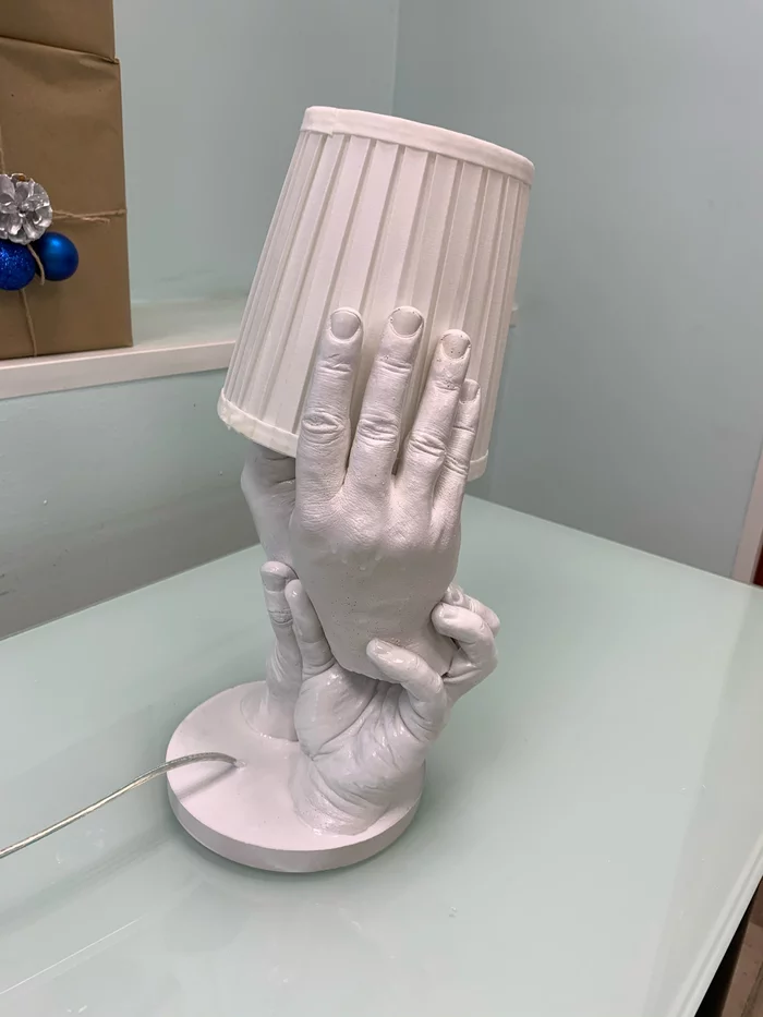 Very creepy? Lamp with a lampshade from your own hands - With your own hands, Lampshade, Hm, Lamp, Arms, Kripota, Video, Longpost