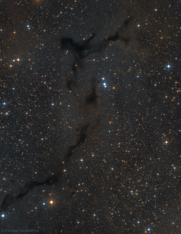 Темная туманность Barnard 150 "Морской конек"