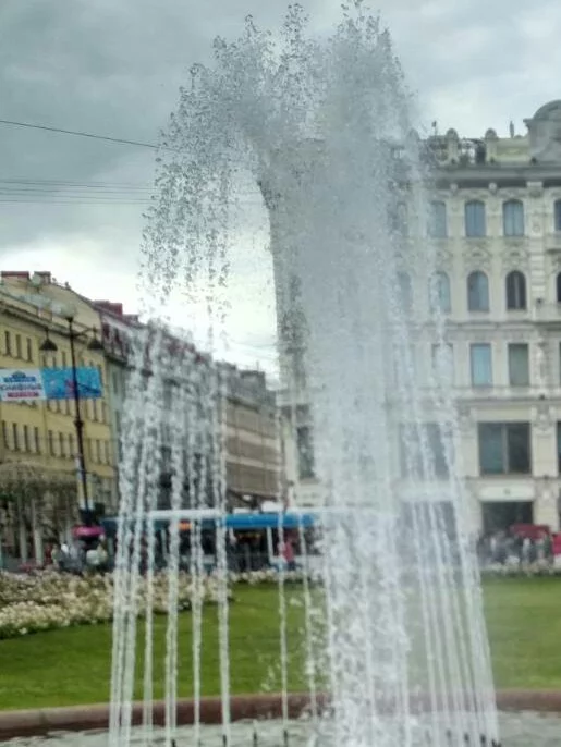 A beautiful fountain? - My, Fountain, Saint Petersburg