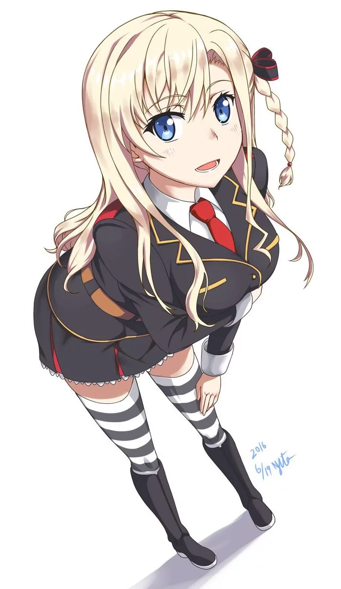 Wilhelmina Braunschweig Ingenohl Friedeburg - Anime, Anime art, High School Fleet, Wilhelmina Friedeburg