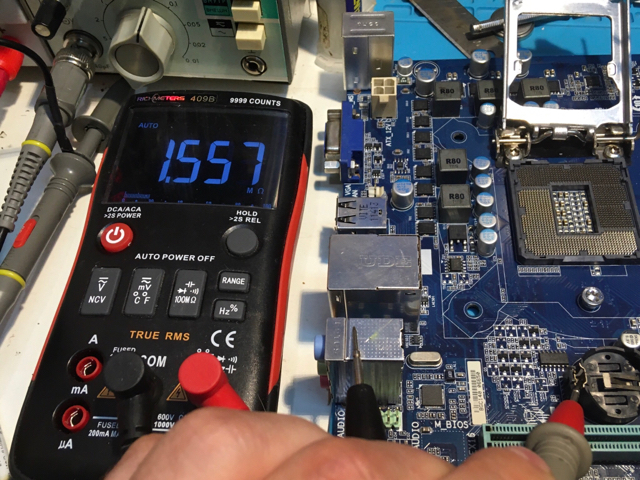 Fast discharge of bios battery on ga-h61m-ds2 - My, Electronics repair, Hobby, Longpost