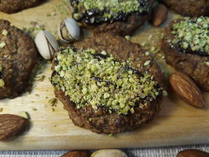 Oatmeal cookies Delicious dietary cookies without sugar, eggs, milk and flour - My, Vegan, Video recipe, Food, Lenten dishes, Proper nutrition, Video, Longpost